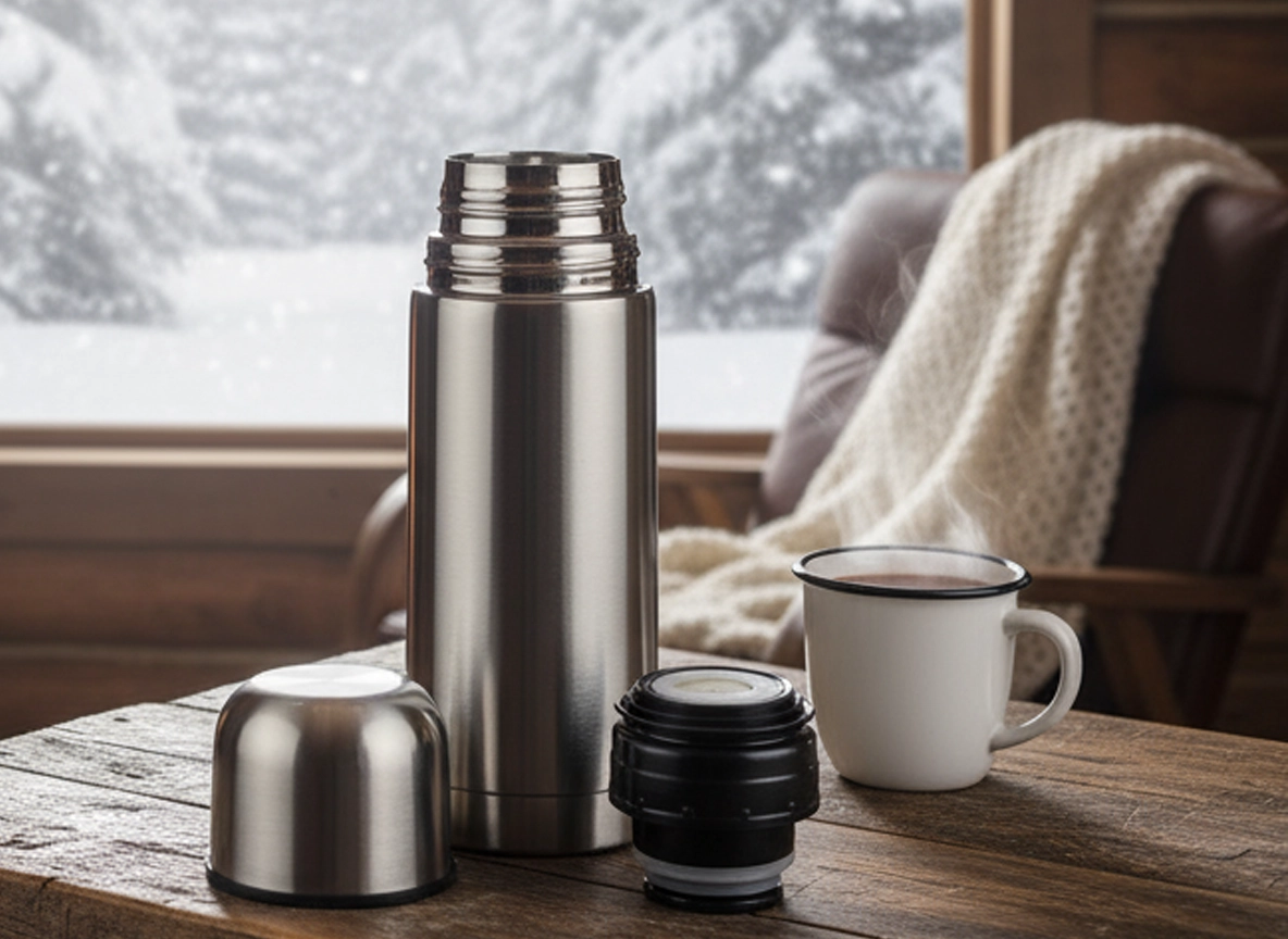 Nerezová termoska 1000 ml s vrchnákom